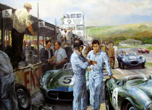 Alan Fearnley - Aston Martin DB3S - Goodwood September 1956 - "Feltham Flyers" kopen? Bied vanaf 139!