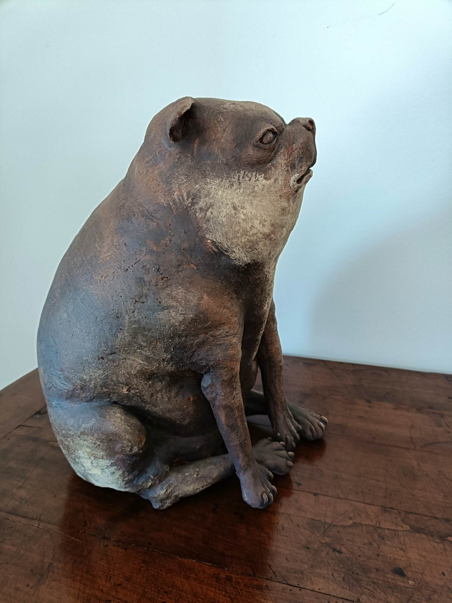 Peter Vanbekbergen - Zonder titel (19-2014) Uniek 36 cm hoog verkocht voor € 450!