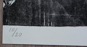 Klaas Gubbels - grote houtsnede - kan -1990 kopen? Bied vanaf 395!