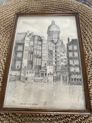 Niet of onleesbaar gesigneerd - Kolkje Amsterdam kopen? Bied vanaf 1!