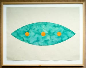 Hans Konings - Geometrisch abstract, gemengde techniek (mooi ingelijst) kopen? Bied vanaf 1!