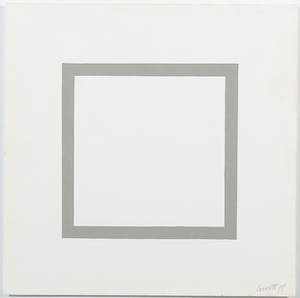 Sol LeWitt - Zeefdruk uit de serie 'Five Geometric Figures in Five Colors' - Ingelijst kopen? Bied vanaf 450!