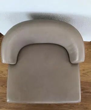 Nalesso - 2 design lederen fauteuils, gemerkt kopen? Bied vanaf 120!