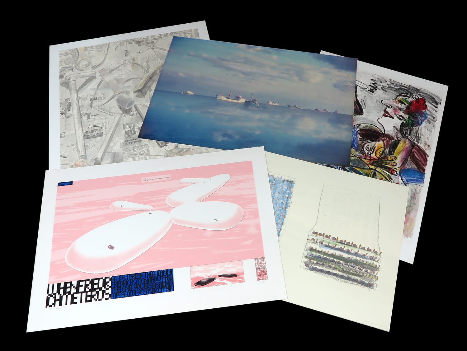 Anton Martineau - en andere! - Lot met 10 werken op papier verkocht voor € 1!