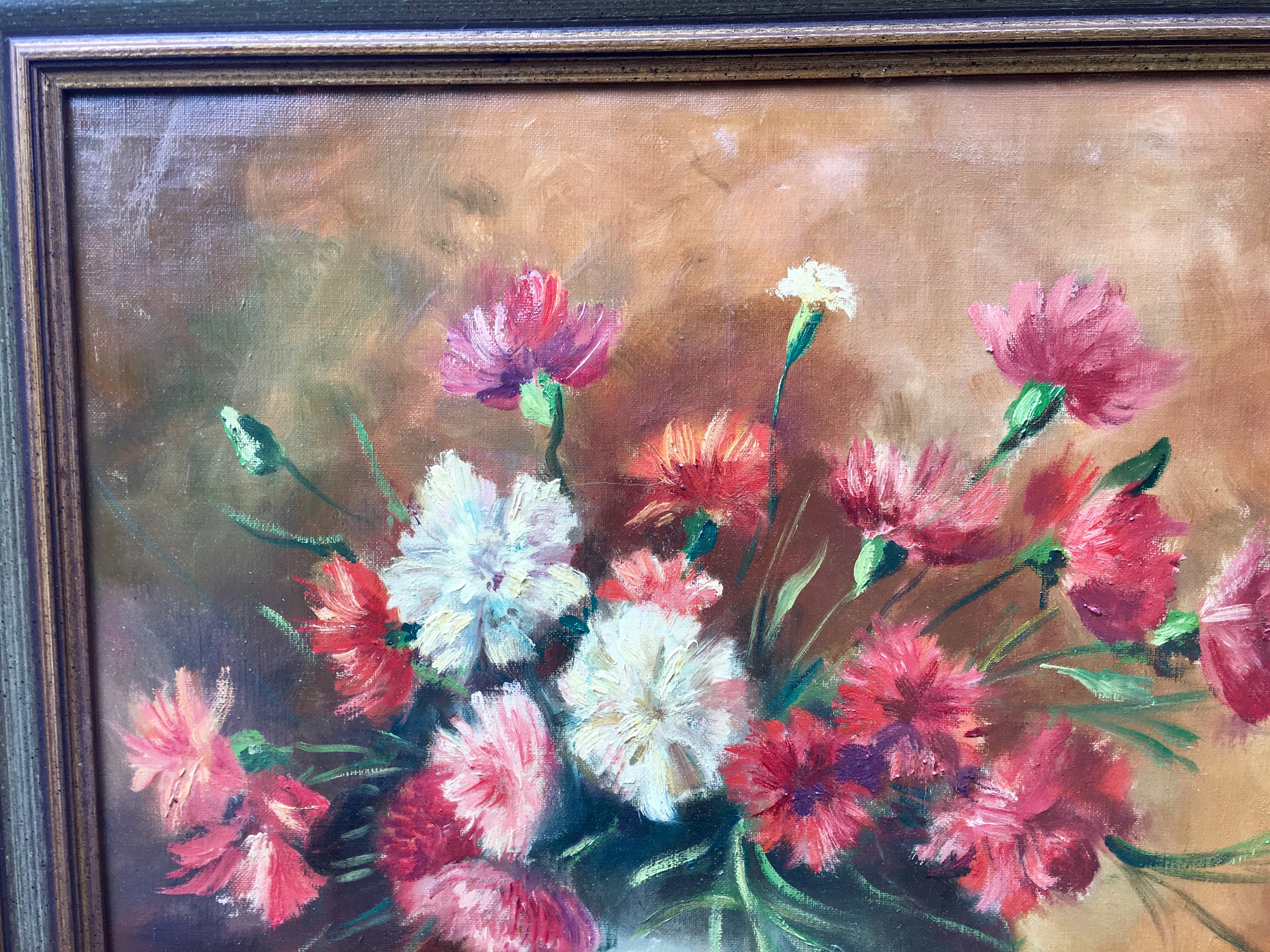 Jean Dupuis - Stilleven van Bloemen (Anjers) kopen? Bied vanaf 35!