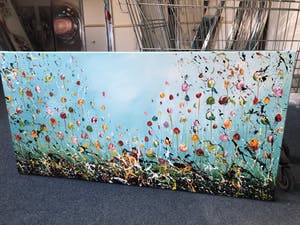 Gena - Flowers Blue kopen? Bied vanaf 300!