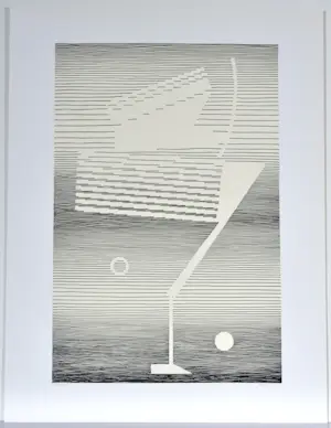 Michel Seuphor - Zeefdruk - Gesigneerd - 54x42 cm - 1977 kopen? Bied vanaf 100!