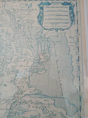 Alexis Hubert Jaillot - Litho - Kaart van Overijssel/Salland-Twente en Drenthe kopen? Bied vanaf 50!