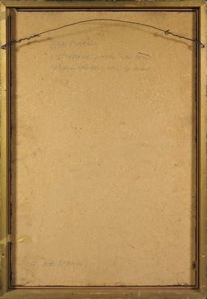 Niet of onleesbaar gesigneerd - Gemengde techniek op board, De Nieuwe Meer van boven - Ingelijst kopen? Bied vanaf 1!