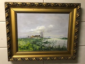 Henk Poeder - Hollands Polderlandschap kopen? Bied vanaf 50!