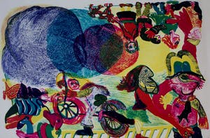 Jacqueline de Jong - Litho : Zonder titel - prent 190 - 1967 kopen? Bied vanaf 69!