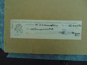 Adriaan Cornelis - Kompositie kopen? Bied vanaf 50!