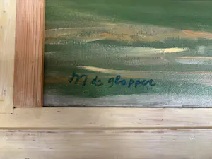 Marjan de Glopper - Landschap met koeien kopen? Bied vanaf 200!