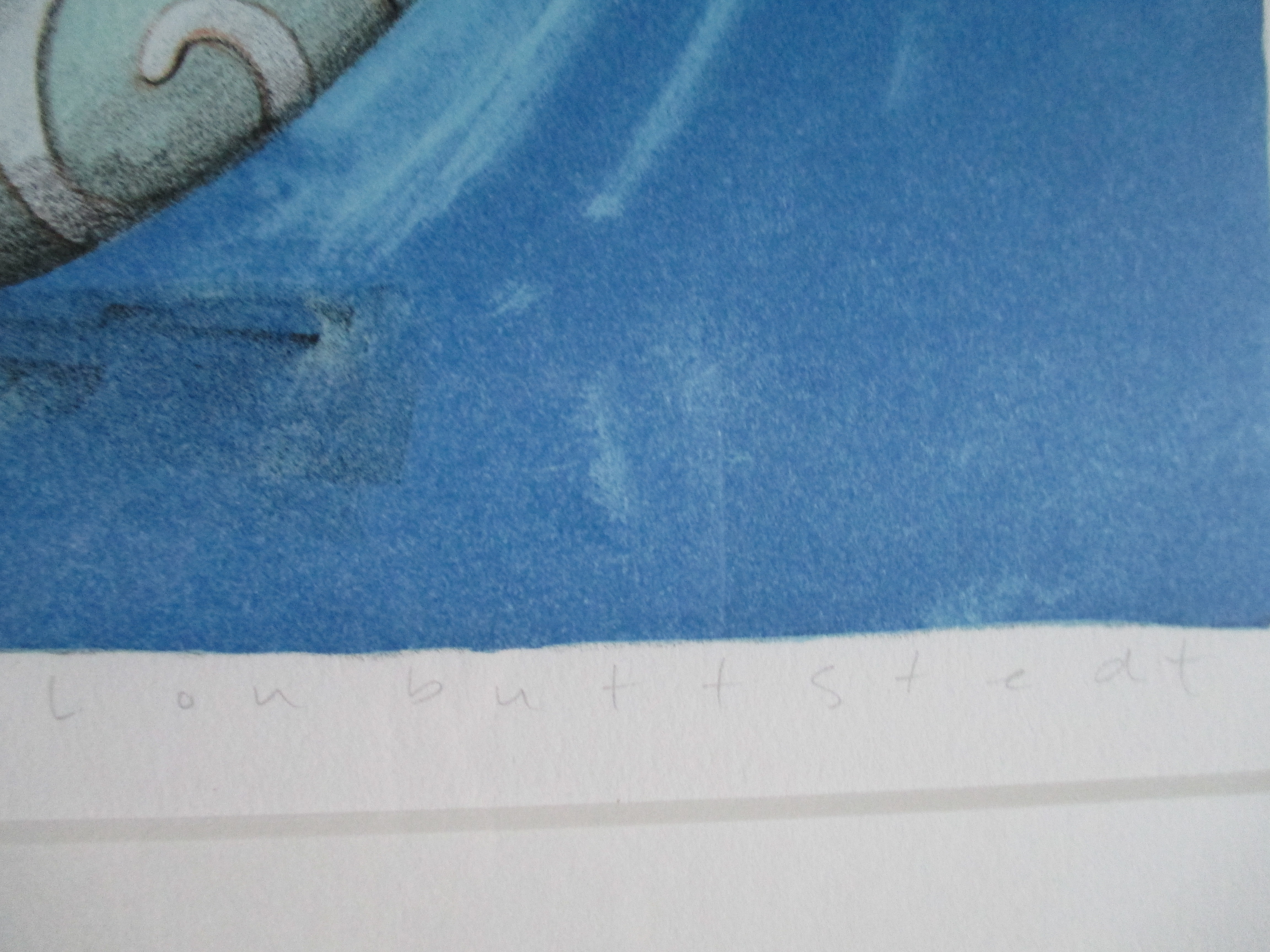 Lon Buttstedt - Grote ingelijste litho 'Himalaya Blues VI' Barth lijst kopen? Bied vanaf 60!