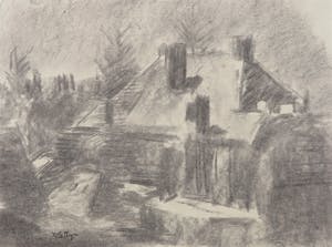 Wim Steijn - Krijttekening, Huis kopen? Bied vanaf 1!