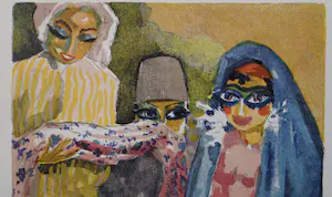 Kees van Dongen - Gravure uit 1001 nacht: 'La femme au voile bleu' kopen? Bied vanaf 1!