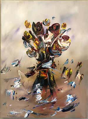 Gena - Fantasie Bloemen verkocht voor € 150!