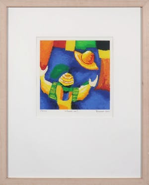 Saskia Bremer - Zeefdruk, Hands On! - Ingelijst kopen? Bied vanaf 1!