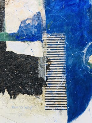 Ron van der Werf - gemengd techniek op paneel - 1998- groots werk kopen? Bied vanaf 650!