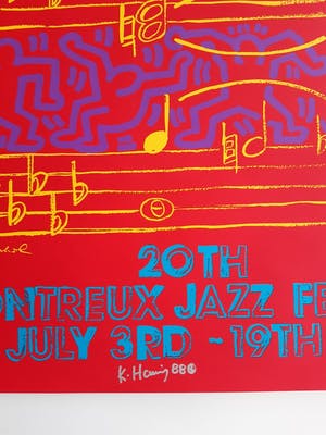 Keith Haring - Montreux Jazz Festival kopen? Bied vanaf 600!