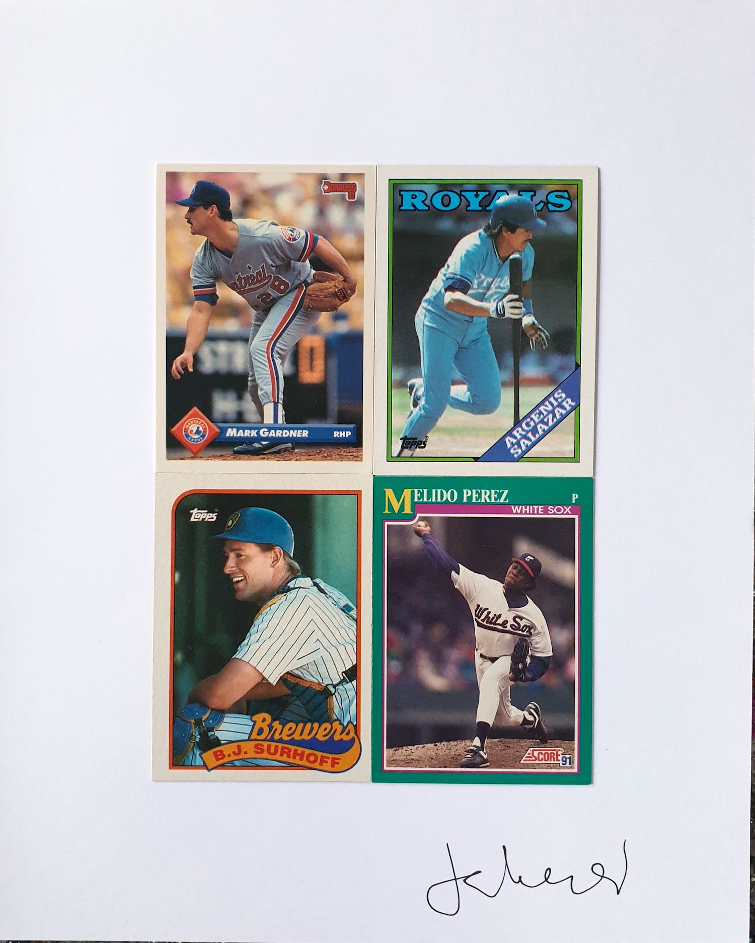 Jan Henderikse - Multiple ("Topps") - 2018 - Unieke Collage van honkbalplaatjes (inclusief boek) verkocht voor € 85!