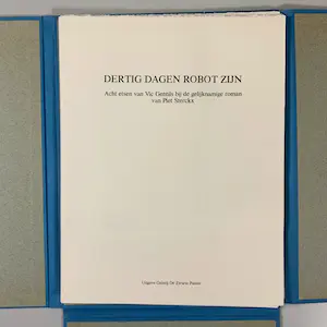 Vic Gentils - Dertig dagen robot zijn kopen? Bied vanaf 80!