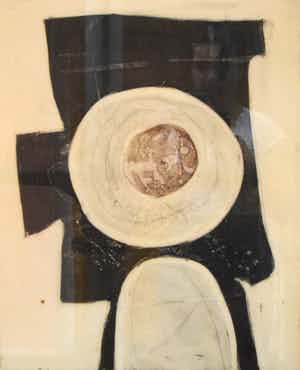 Cees Kortlang - Leven in zwarte vorm, 10 /10, 1971 - kleurenets op papier - BKR Amsterdam verkocht voor € 20!