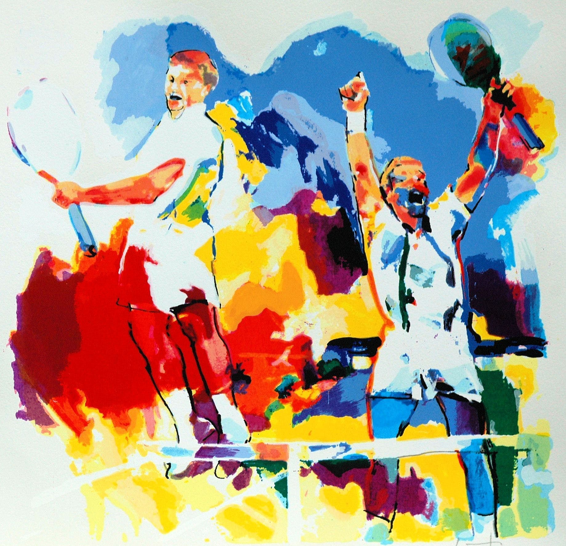 Lou Thissen - Coaching , zeefdruk op handgeschept papier kopen? Bied vanaf 15!