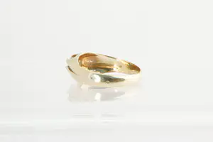 79 - Mooie geel-goud (14 krt) & diamanten (ca. 0.30ct) H/si1  solitair-ring kopen? Bied vanaf 240!