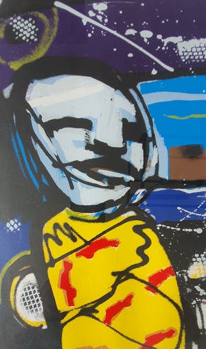 Herman Brood - Volvo - zeefdruk - gesigneerd - 1998 - 175 ex. kopen? Bied vanaf 1!