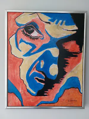 Jan te Wierik - schilderij op papier, 1979 - ingelijst kopen? Bied vanaf 580!