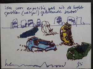 Herman Brood - gekleurde auto's kopen? Bied vanaf 220!