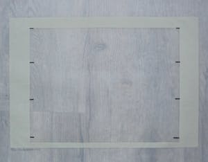 Cees Andriessen - Zeefdruk op transparant papier: "lijn en vlak" - 1977 kopen? Bied vanaf 45!
