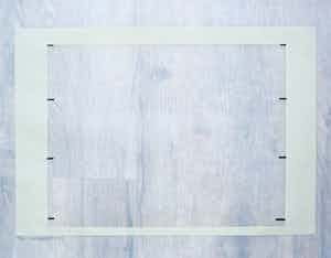 Cees Andriessen - Zeefdruk op transparant papier: "lijn en vlak" - 1977 verkocht voor € 45!