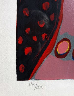 Corneille - Visages, zeefdruk (mooi ingelijst, groot) kopen? Bied vanaf 550!