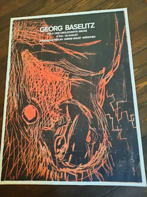 Georg Baselitz - Tentoonstellingsaffiche kaufen? Bieten Sie von 10!