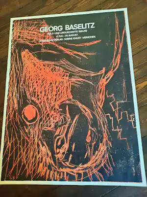 Georg Baselitz - Tentoonstellingsaffiche vendu pour 20€ !