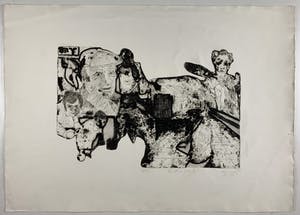Jacqueline de Jong - ets - 'To the point' - 1975 kopen? Bied vanaf 90!