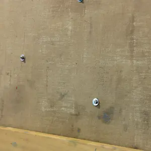 Angelos Tassopoulos - Olieverf op doek, Abstracte compositie met ijzeren figuren - Zeer groot kopen? Bied vanaf 400!