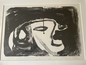 Bram van Velde - zwart wit zonder titel kopen? Bied vanaf 300!