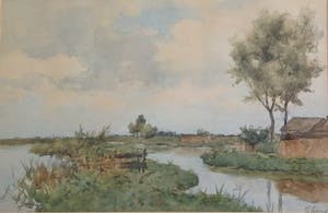 Victor Bauffe - 7092, Polderlandschap kopen? Bied vanaf 175!