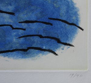 Harrie Gerritz - Ets: Zwarte maan - 1994 kopen? Bied vanaf 45!