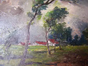 Achille Lammens - Landschap in Vlaanderen kopen? Bied vanaf 40!