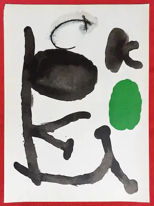 Joan Miro - Abstracte compositie, originele litho (1961) kopen? Bied vanaf 60!