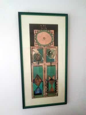 Jeroen Krabbe - Prachtig werk uit 1991 met certificaat verkocht voor € 75!