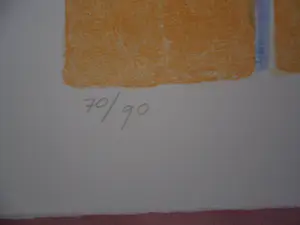 Ada Breedveld - Zeefdruk. Titel, "Violiste". kopen? Bied vanaf 50!