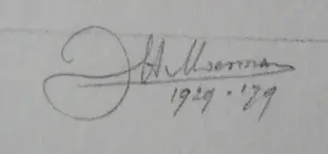 Joop Moesman - Litho: Handen - Voor de Petitentjes kopen? Bied vanaf 150!