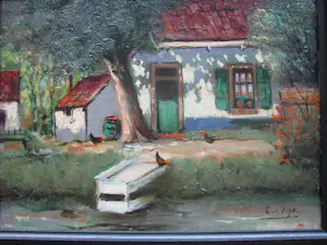 Cornelis van Dijk - Boerenerf met kippen kopen? Bied vanaf 35!