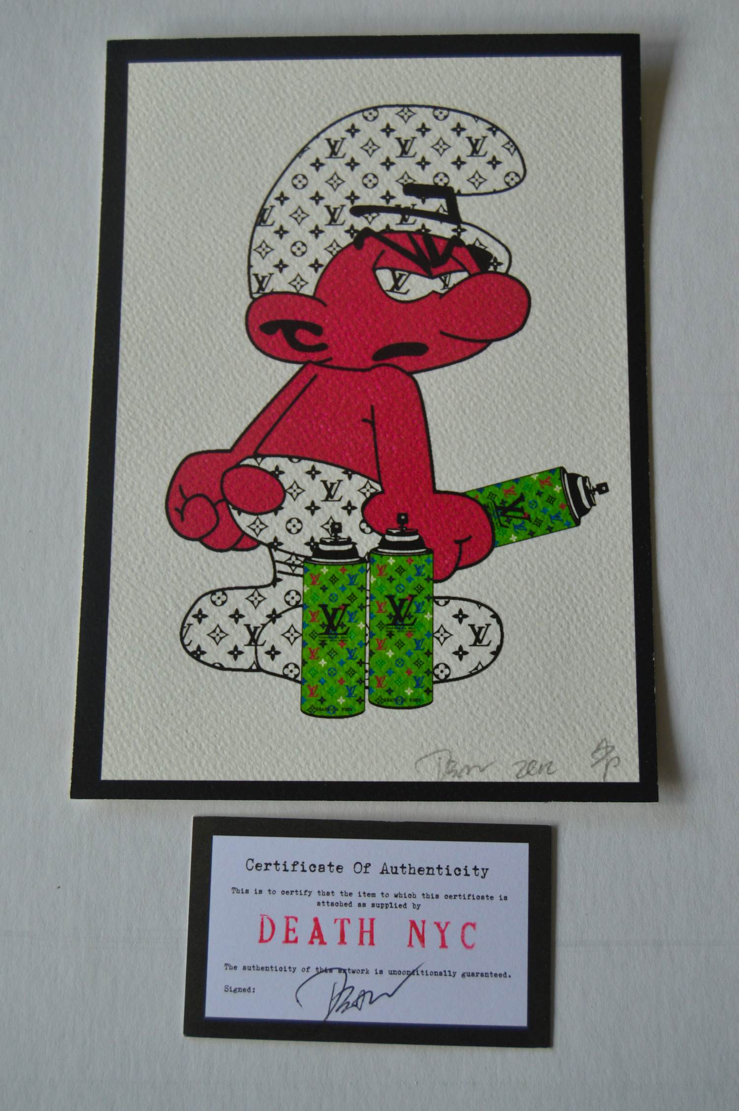 Death NYC - 'Grafiek Smurf' kopen? Bied vanaf 75!