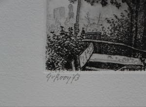 Gerard van Rooy - Ets: Mereveld- 1973 kopen? Bied vanaf 50!